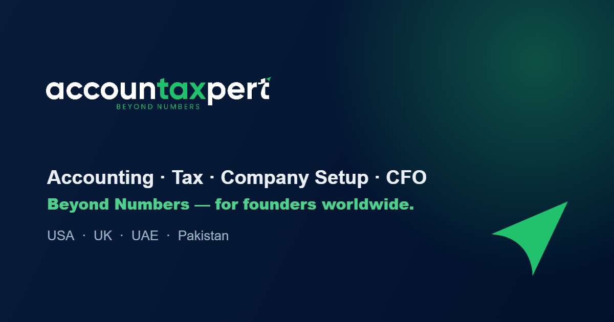 Accountaxpert — Expert Accounting, Tax & CFO for Global Entrepreneurs